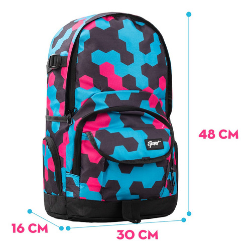 Mochila Escolar Niño Mima2 Grande Yaqui Colores