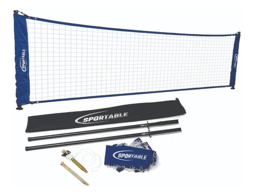Imagen 1 de 4 de Red Tenis Con Estaca 6.0 Mts (mini Tenis - Touchtennis)
