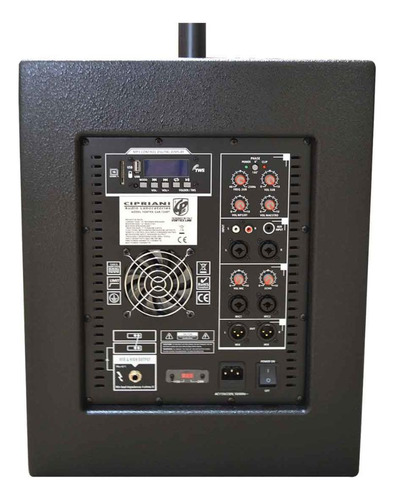 Sistema De Audio Array Cipriani Sub12+4 Sats Con Atril