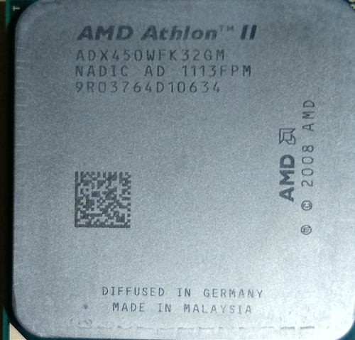 Procesador Amd Athlon Ii X3 450 A 3.2 Ghz Socket Am3 (Usado)