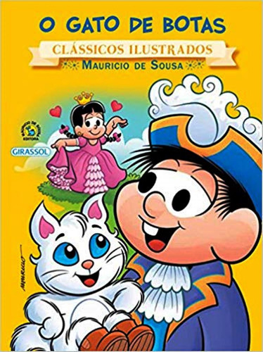 Livro O Gato De Botas Coleção Turma Da Monica Novo Clássicos