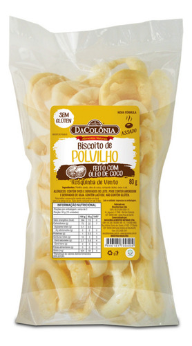 Biscoito Rosca De Vento Polvilho 80g
