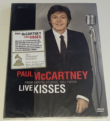 Dvd Paul Mccartney - Live Kisses (dig/lacrado)