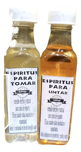 Espiritus Para Tomar Y Untar 2 Pack 1 Y 1