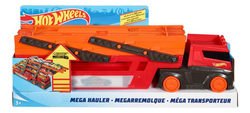 Camion Hot Wheels City Mega Remolque Premium