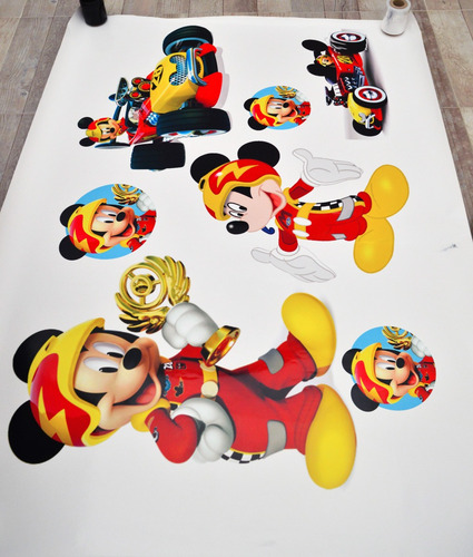 Vinilo Impreso Autoadhesivo Brillante De 100x150cm. Siluetas