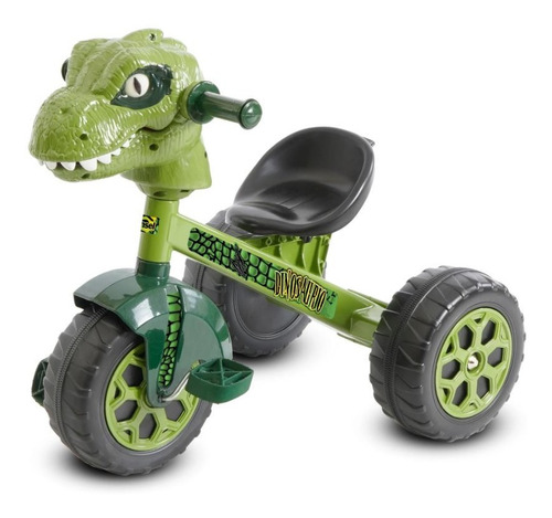 Triciclo Para Niño Trax Dinosaurio Prinsel T-rex Verde