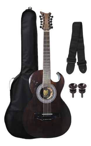 Bajo Quinto Electroacústico Ocelotl® Tabaco 10 Cuerdas Acabado del cuerpo Barnizado Orientación de la mano Diestro