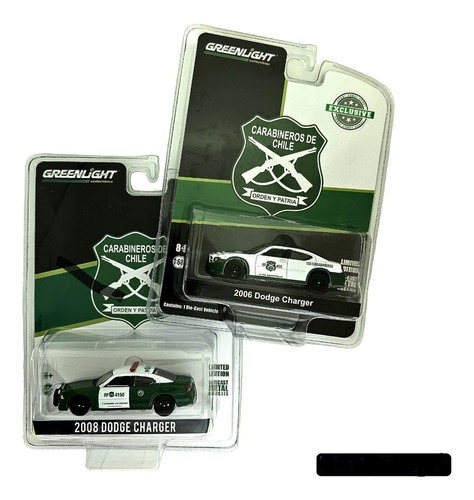 Pack Charger 06 Y Charger 08 Carabineros De Chile 1:64 