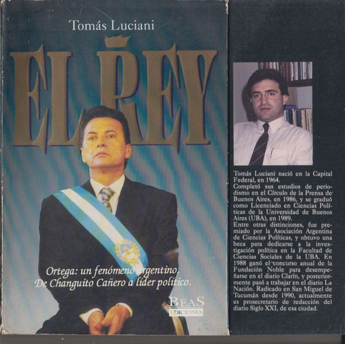 1993 Palito Ortega El Rey Tomas Luciani 1a Edicion Argentina