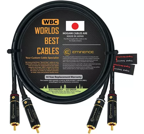 Eminence 60cm Par De Cables De Interconexion De Audio Rca 