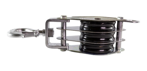 Imagen 2 de 2 de Moton 3 Poleas 120mm 2800kgs Roldana Pesteca Aparejo Gan-mar