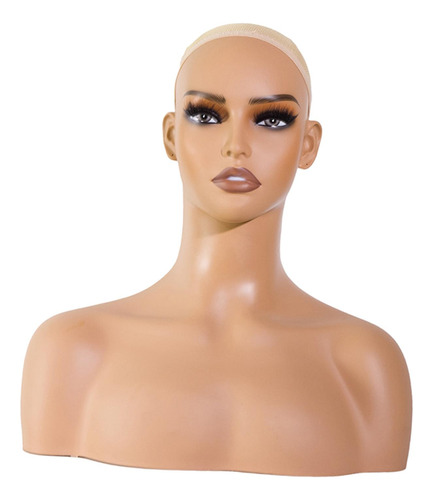 Cabeza De Maniquí Femenina Realista, Portátil, Práctica, Mul