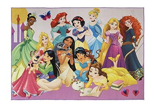 Alfombra De Fiesta Infantil Gertmenian Disney Princess, 5 X 