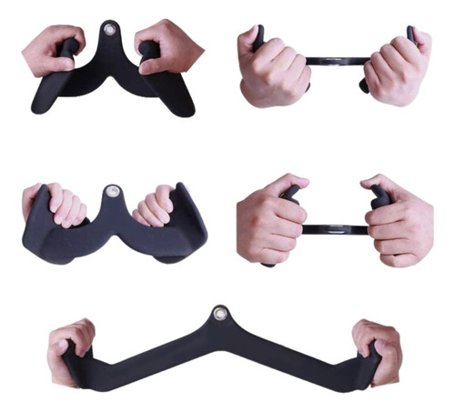 Kit Com 5 Puxadores Profissionais Com Pegada Anatômica Ahead Sports