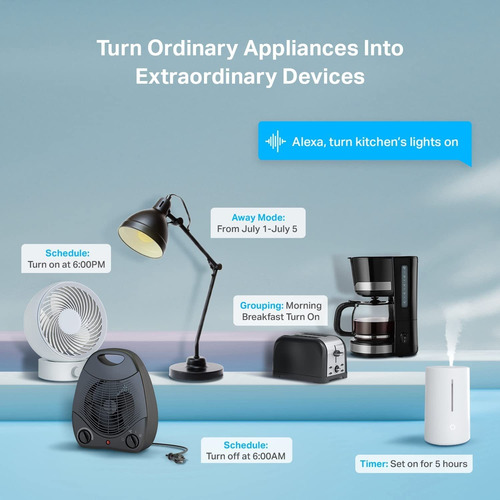 Kasa Smart Plug Ultra Mini 15a, Toma De Corriente Wi-fi P...