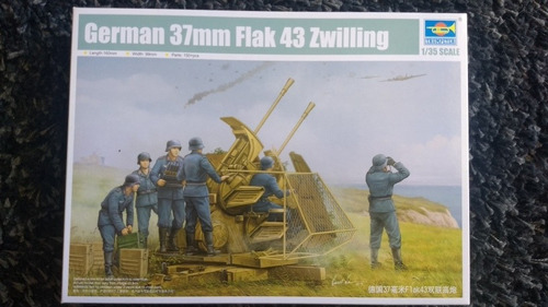 German 37mm Flak 43 Zwilling 1/35 Trumpeter