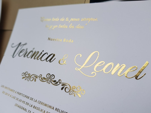 Invitacion Tarjeta Boda 15 Años Casamiento Marido Y Mujer