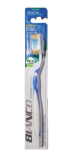 Escova Dente Clean Action Bianco Macia 35 Mm Azul