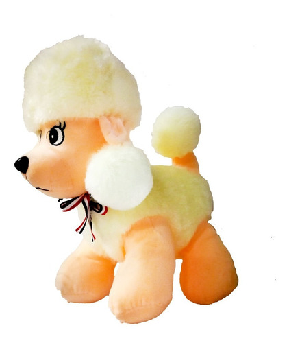 Peluche Perro Poodle Blanco Kawaii Regalo De