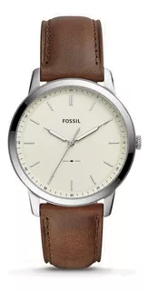 Reloj Caballero Fossil Fs5439 Color Café De Piel