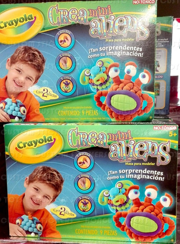 Crea Mini Aliens De Crayola, Set Con Model Magic