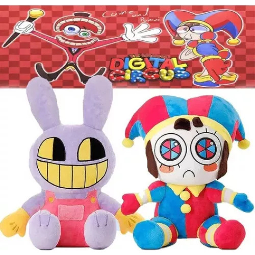 2x El Increíble Circo Digital Pomni Jax Muñeca Peluche Jugue