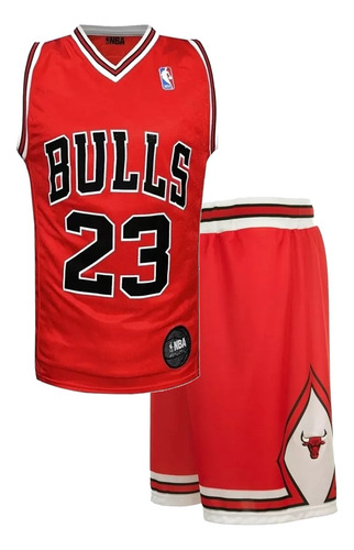 Conjunto Para Niños Basquet Chicago Bulls Nba Camiseta Short