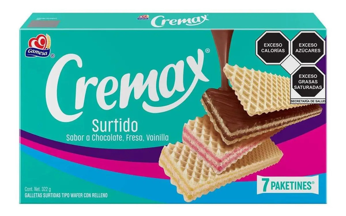 Galletas Gamesa Cremax Surtido 322g
