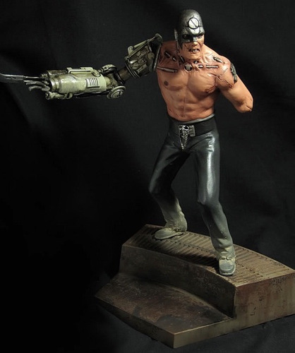 Figura Mean Machine De Movie Judge Dredd Para Armar