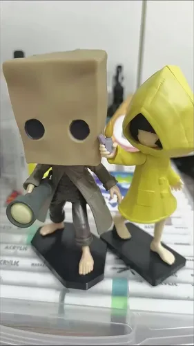 2pcs/set Figura Little Nightmares Seis Mono Modelo Colecioná