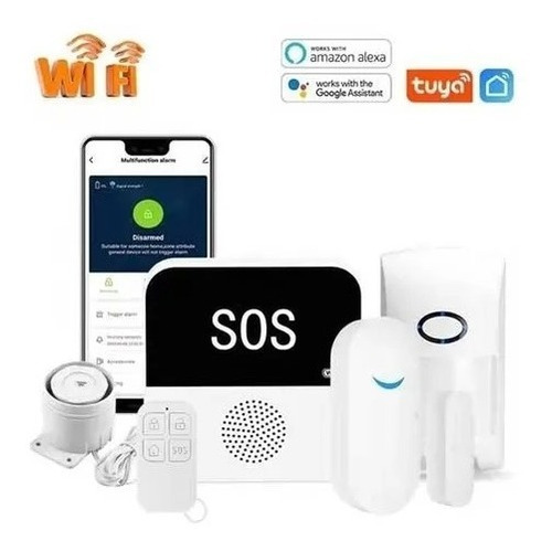Kit Alarma Casa Gsm 3g Wifi Sin Contrato Completa Sensores 