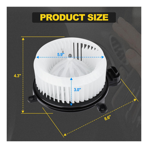 C051 Blower Del Caletor Del Caletor Hvac C051 Con Motor Sin