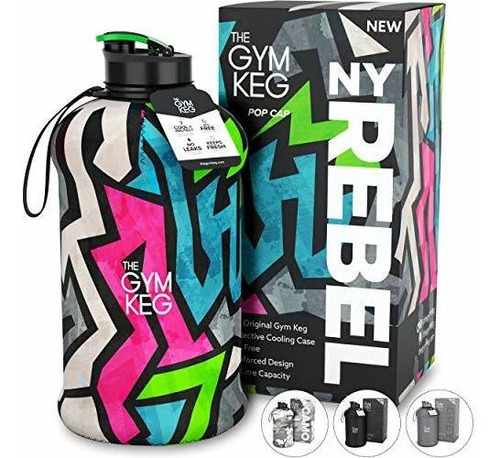 The Gym Keg Sports Water Bottle (2.2 L) Insulated | Half Ga