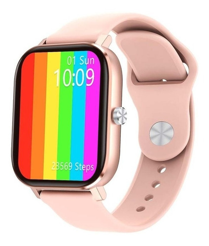 Smartwatch DT NO.1 DT36 1.75" caja 44mm  pink, malla  pink