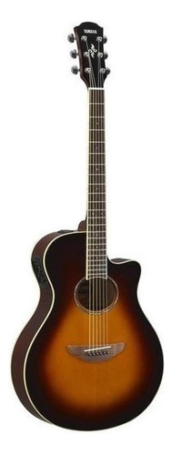 Yamaha Apx600 Guitarra Electroacústica Sunburst Derecha