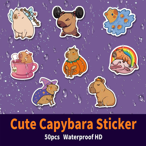 Pegatinas De Carpincho Para Niños Lindas Pegatinas De Carpin