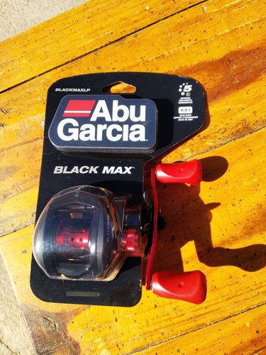 Reel Abu Black Black Max 4 Galletita Tortuga Rotativo Ext