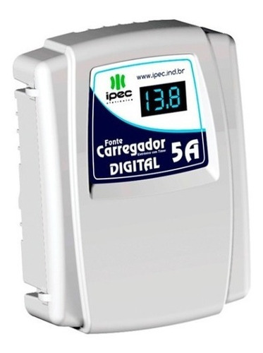 Fonte De Alimentação Ipec Digital 12v 5a Carregador Display