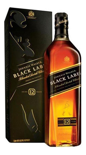 Whisky Johnnie Walker Black Label 12 Anos 1 Litro
