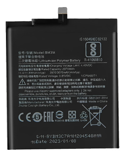 Batería Para Xiaomi Mi 9se Mi 9 Se Calidad Garantizada 