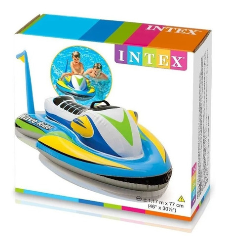Flotador Colchoneta Juguete Inflable Intex Moto De Agua