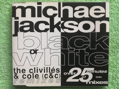 Eam Cd Maxi Single Michael Jackson Black Or White 91 Remixes