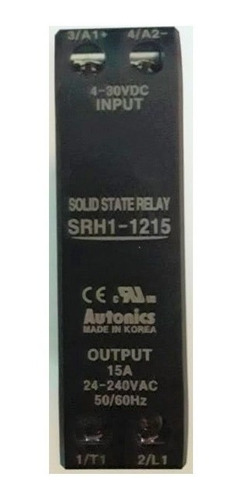 Autonics Srh1-1215n Relé De Estado Sólido 15a Con Disipador