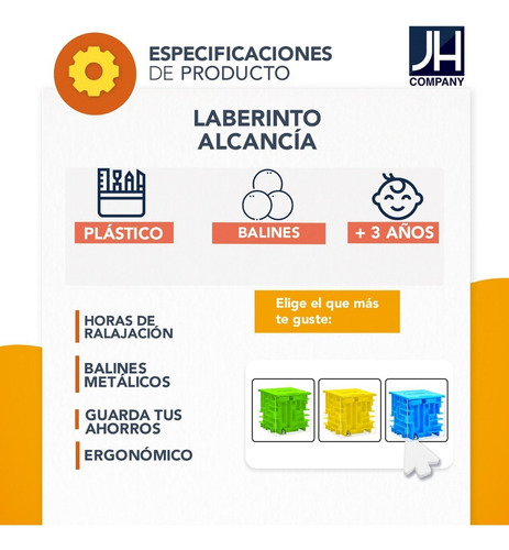 Laberinto Cubo Magico Alcancia Juguete Aprendizaje 1633-e Estructura Verde