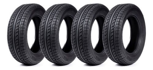 4 Pneu 205/60/r15 Remoldado Roadwell Rb7 86r Inmetro 1 Linha R
