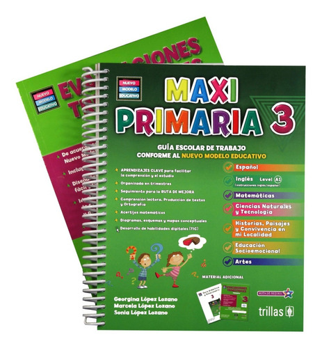Maxi Primaria 3 Guía Escolar De Trabajo Y Evaluación Trillas