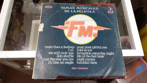 Lp Temas Musicales De Pelicula Fm En Acetato,long Play  