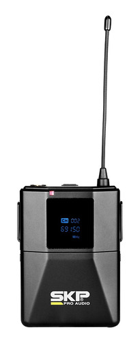 Microfone Sem Fio De Mão + Lapela Headset Uhf Skp Uhf400-d