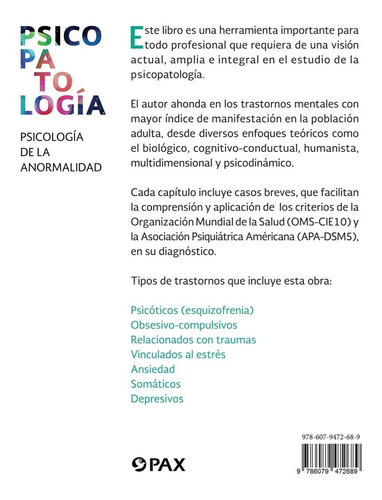 Psicopatología Psicología De La Anormalidad Espinosa